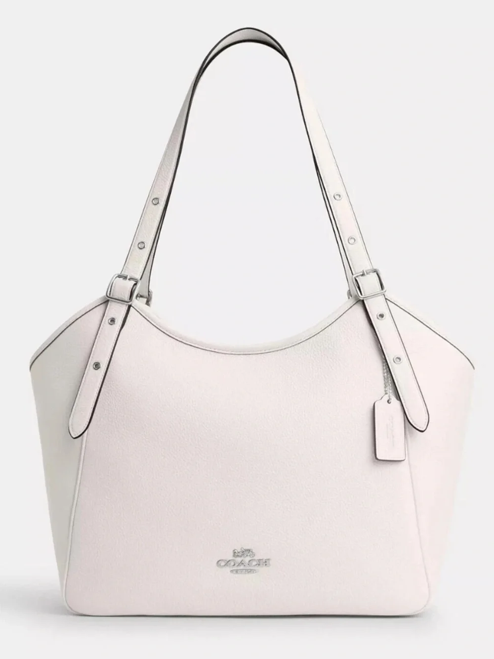 Coach meadow bag purse cream genuine leather designer shoulder large